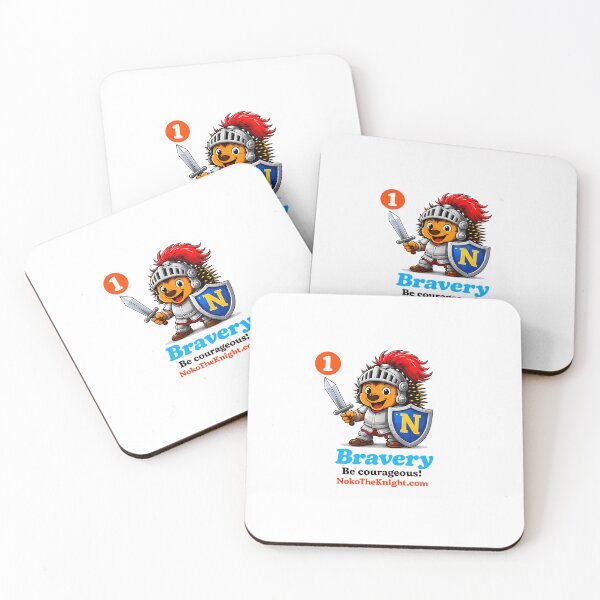 Item preview, Noko The Knight® Bravery - Be courageous! Single Sticker  designed and sold by NokoTheKnight.