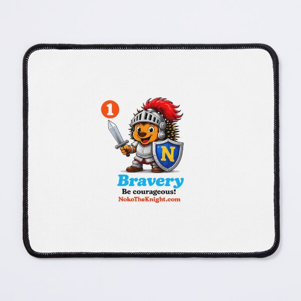 Item preview, Noko The Knight® Bravery - Be courageous! Single Sticker designed and sold by NokoTheKnight.