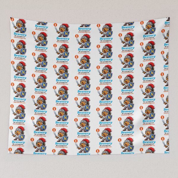 Item preview, Noko The Knight® Bravery - Be courageous! Single Sticker  designed and sold by NokoTheKnight.