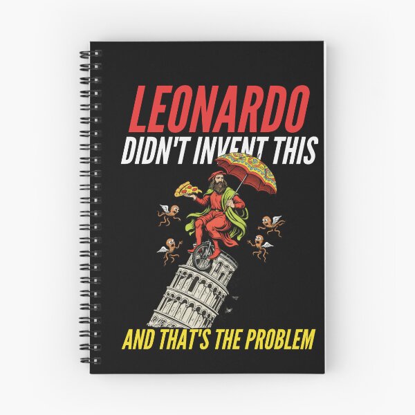 Item preview, Leonardo Didn’t Invent This Funny Leaning Tower of Pisa Unicycle | Sarcastic History Art Parody designed and sold by Cree8if.