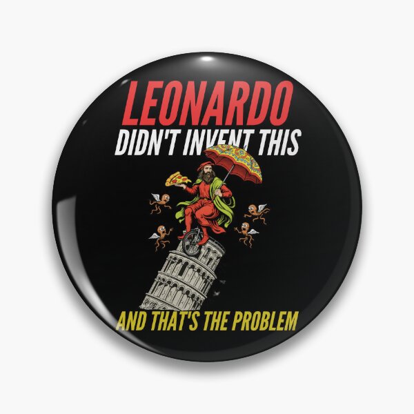 Item preview, Leonardo Didn’t Invent This Funny Leaning Tower of Pisa Unicycle | Sarcastic History Art Parody designed and sold by Cree8if.