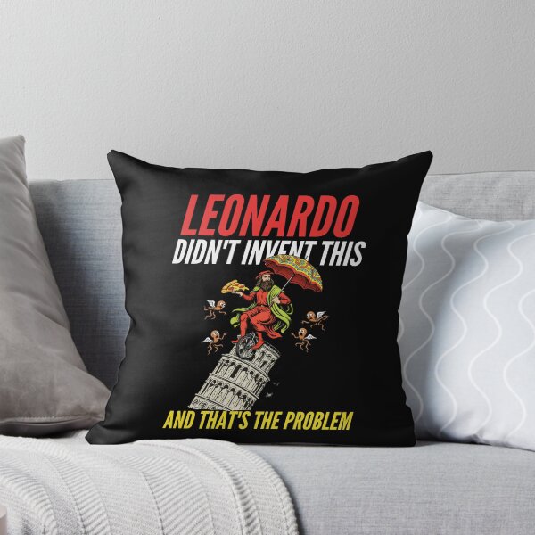 Item preview, Leonardo Didn’t Invent This Funny Leaning Tower of Pisa Unicycle | Sarcastic History Art Parody designed and sold by Cree8if.