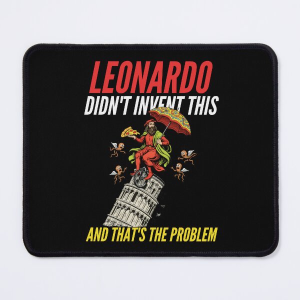 Item preview, Leonardo Didn’t Invent This Funny Leaning Tower of Pisa Unicycle | Sarcastic History Art Parody designed and sold by Cree8if.