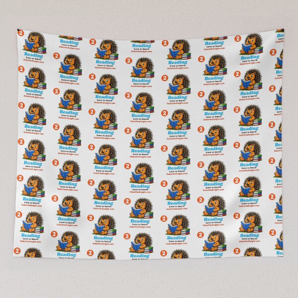 Item preview, Noko The Knight® Reading - Love to learn! Single Sticker designed and sold by NokoTheKnight.