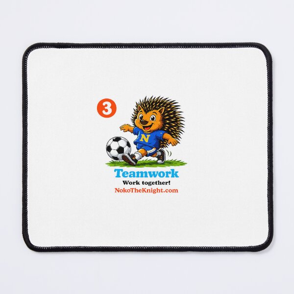 Item preview, Noko The Knight® Soccer - Teamwork! Single Sticker designed and sold by NokoTheKnight.