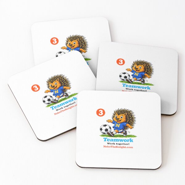Item preview, Noko The Knight® Soccer - Teamwork! Single Sticker designed and sold by NokoTheKnight.