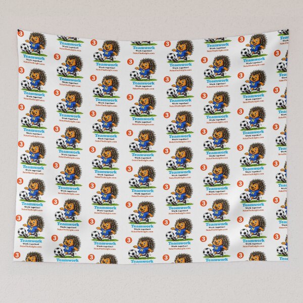 Item preview, Noko The Knight® Soccer - Teamwork! Single Sticker designed and sold by NokoTheKnight.