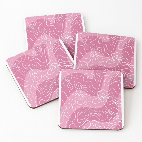 Item preview, Pink Wave with White Swirls Pattern designed and sold by anniescorner18.