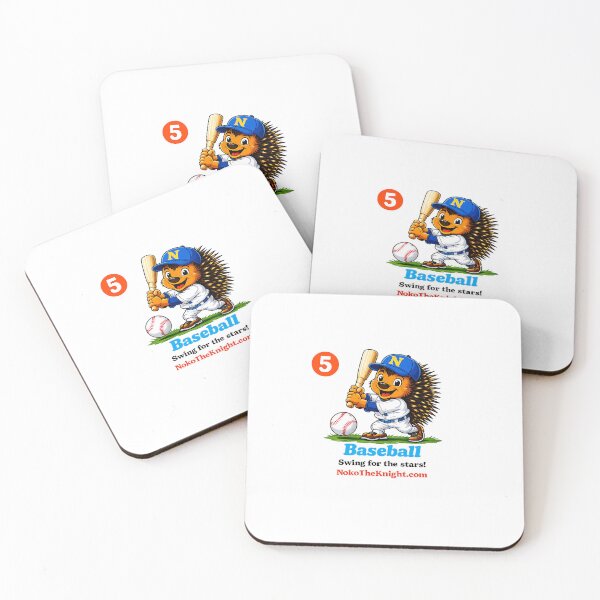 Item preview, Noko The Knight® Baseball - Swing for the stars! Single Sticker designed and sold by NokoTheKnight.