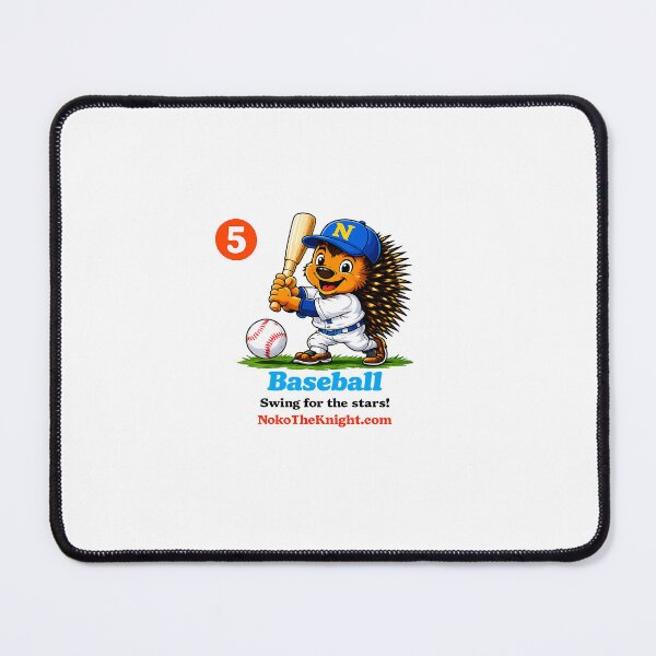 Item preview, Noko The Knight® Baseball - Swing for the stars! Single Sticker designed and sold by NokoTheKnight.