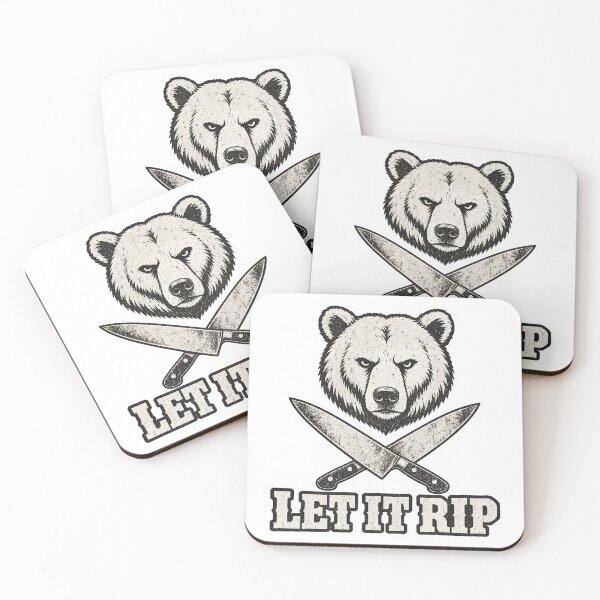Item preview,  Let It Rip Shirt | The Bear Fan Tee | Vintage Chef Bear Graphic Shirt designed and sold by ChaosThreadsCo.