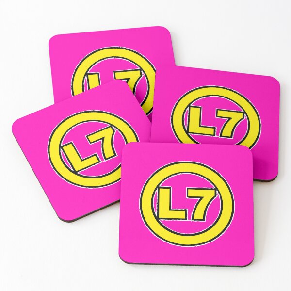 Item preview, L7 Band Grunge Punk Yellow Logo designed and sold by Libérica Studio.
