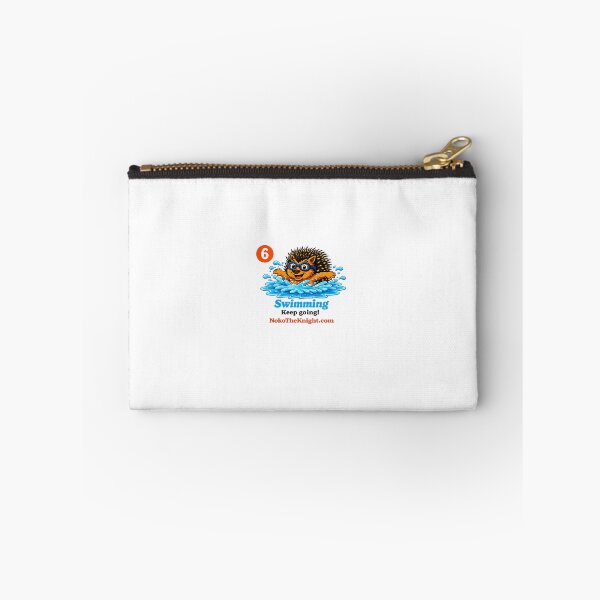 Item preview, Noko The Knight® Swimming - Keep going! Single Sticker designed and sold by NokoTheKnight.