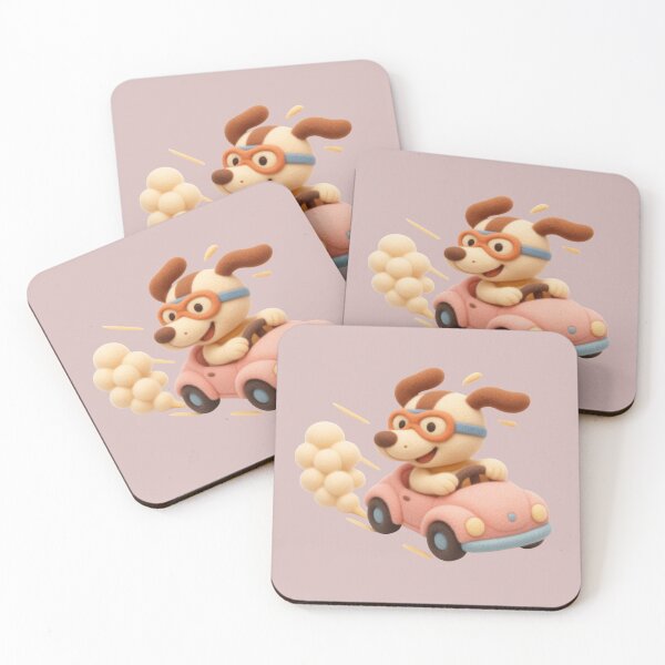 Item preview, Cute Puppy Driving Car Kawaii Animal designed and sold by Siti Hoiriyah.