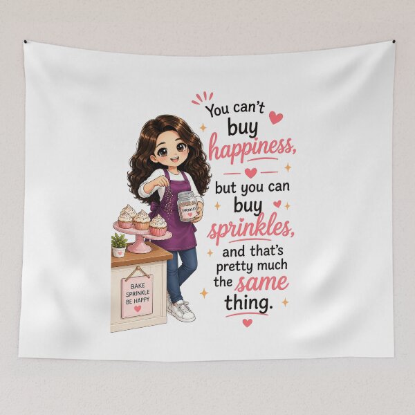 Item preview, Can't Buy Happiness But You Can Buy Sprinkles designed and sold by thecookiegallery.