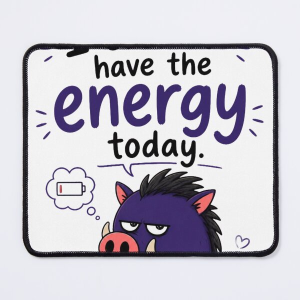 Item preview, Grumpy Purple Boar Sticker | Lazy Day No Motivation Cartoon | Funny Animal Art Print | Digital Download & Physical Sticker designed and sold by Ulikedigital14.