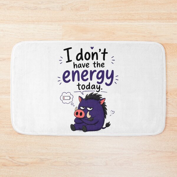 Item preview, Grumpy Purple Boar Sticker | Lazy Day No Motivation Cartoon | Funny Animal Art Print | Digital Download & Physical Sticker designed and sold by Ulikedigital14.