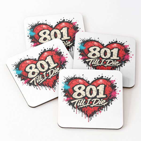 Item preview, 801 Till I Die Graffiti Heart designed and sold by Dresut.