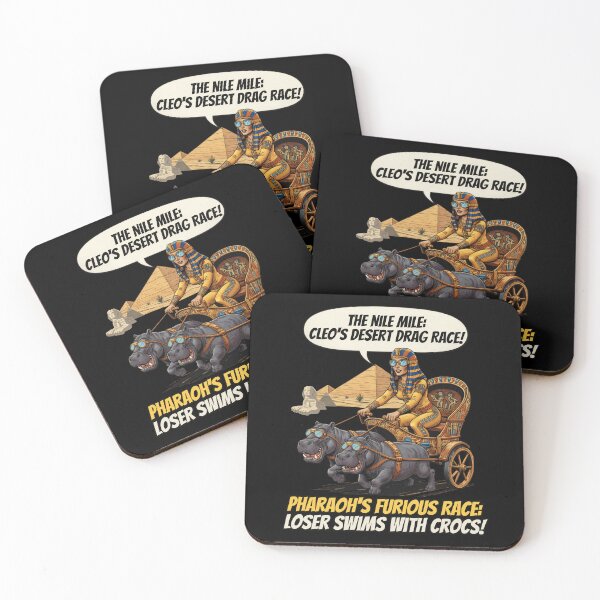 Item preview, Cleopatra Nile Mile Drag Race T-Shirt - Funny Egypt Chariot Racing designed and sold by Cree8if.