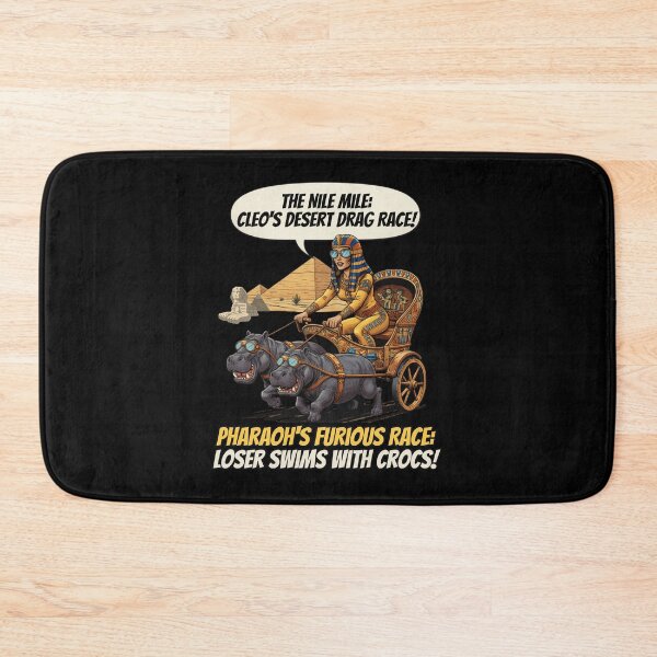 Item preview, Cleopatra Nile Mile Drag Race T-Shirt - Funny Egypt Chariot Racing designed and sold by Cree8if.