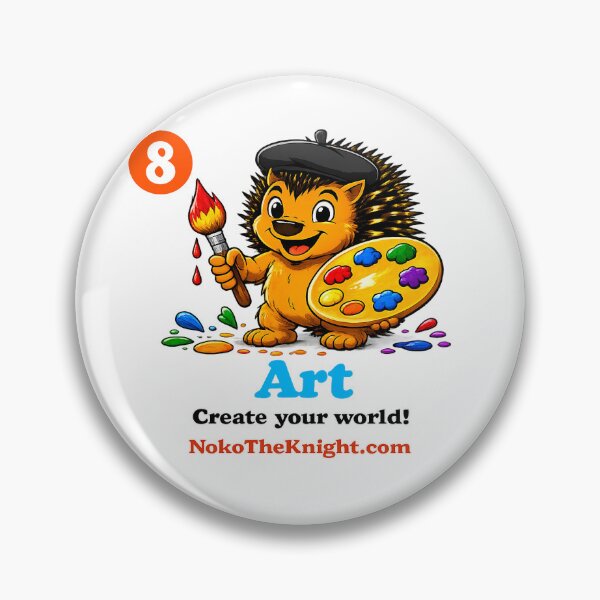 Item preview, Noko The Knight® ART - Create your world! Single Sticker designed and sold by NokoTheKnight.