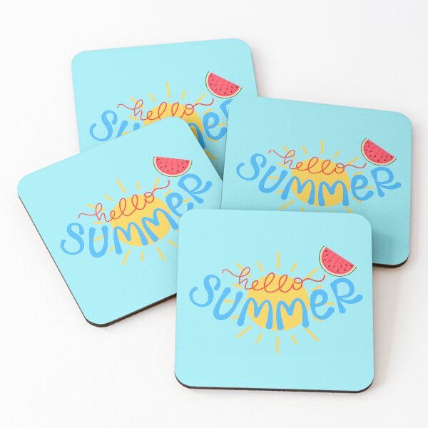 Item preview, Hello Summer Watermelon Sunshine Graphic | Cute Summer Vacation Design designed and sold by swdesigns714.