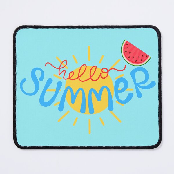 Item preview, Hello Summer Watermelon Sunshine Graphic | Cute Summer Vacation Design designed and sold by swdesigns714.
