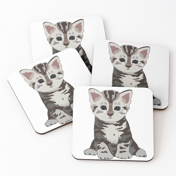 Item preview, kitten designed and sold by PeachyPrint18.