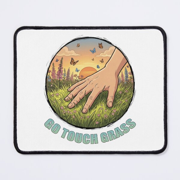 Item preview, Go Touch Grass Nature Design designed and sold by atelierallaire.