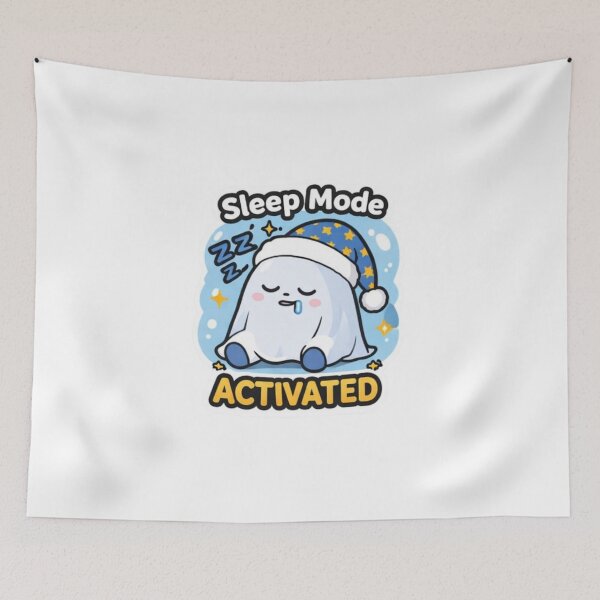 Item preview, Snoozin’ with my boo ?? ! Sleep Mode Activated Boo Design Stickers designed and sold by Ulikedigital14.