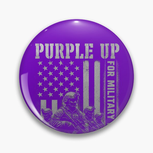 Item preview, Purple Up For Military Kids Infantry Month Of Military Child Gear designed and sold by DynamicDesign.