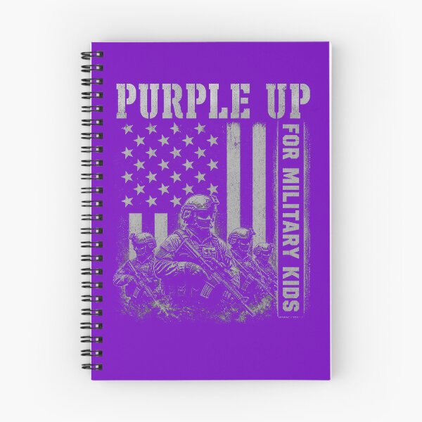 Item preview, Purple Up For Military Kids Infantry Month Of Military Child Gear designed and sold by DynamicDesign.