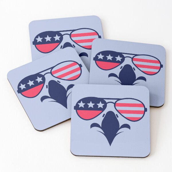 Item preview, Cool Patriotic Eagle Sunglasses 4th Of July designed and sold by xmoudx.