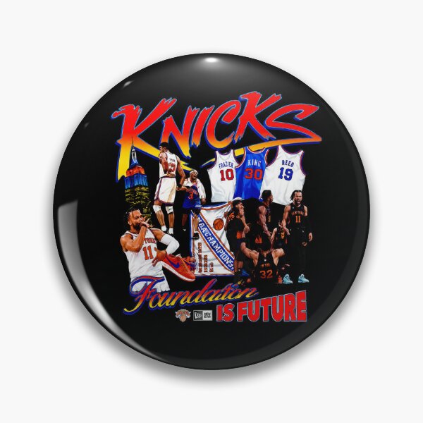Item preview, Jalen Brunson Patrick Ewing New York Knicks NBA Knicks Frazier King Reed Ewing Foundation designed and sold by STVSpinsDesign.