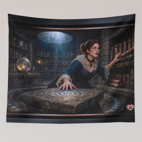 Item preview, Freyja Kasten Within The Mystical Chamber Of Isludisious Enchanted AI Concept Art by Xzendor7 designed and sold by Xzendor7 Digital Art Creations.