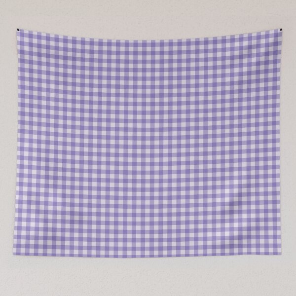 Item preview, Classic Light Purple Gingham Pattern | Aesthetic Pastel Lavender Plaid | Cute Purple Checkerboard Print | Minimalist Soft Lavender Gingham | Cottagecore Purple Check | Trendy Lilac Gingham designed and sold by VivaFy.