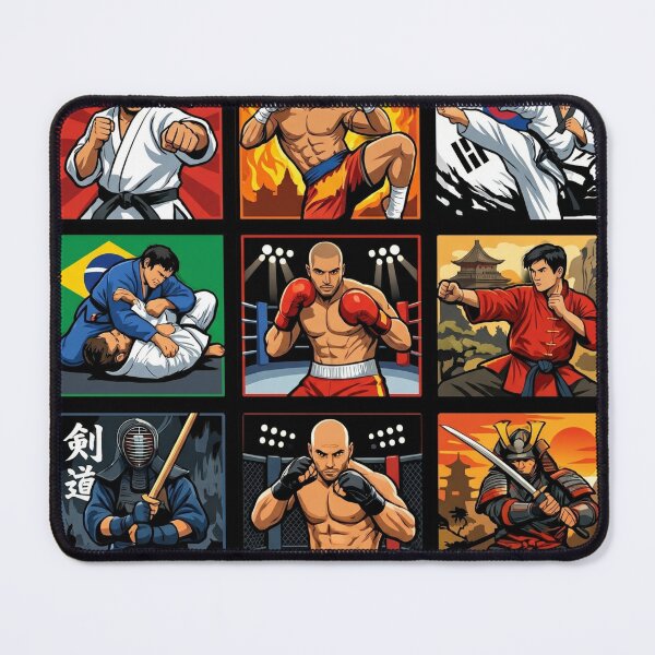 Item preview, Martial Arts Masters Pop Art  designed and sold by redsharkuk.