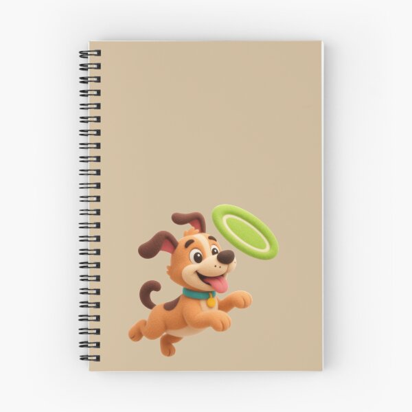 Item preview, Playful Dog Catching Frisbee Cute Kawaii Design designed and sold by Siti Hoiriyah.