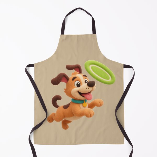Item preview, Playful Dog Catching Frisbee Cute Kawaii Design designed and sold by Siti Hoiriyah.
