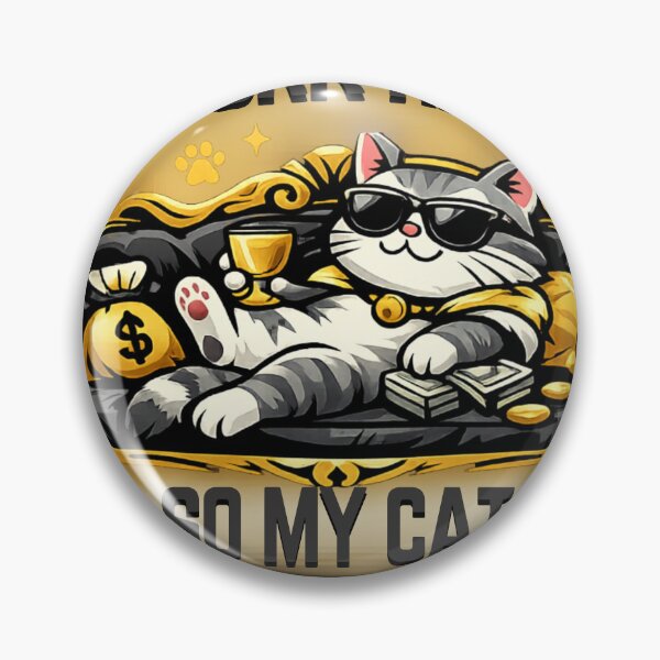 Item preview, Funny Rich Cartoon Cat on Luxury Sofa Graphic for Cat Owners designed and sold by mimouna00.