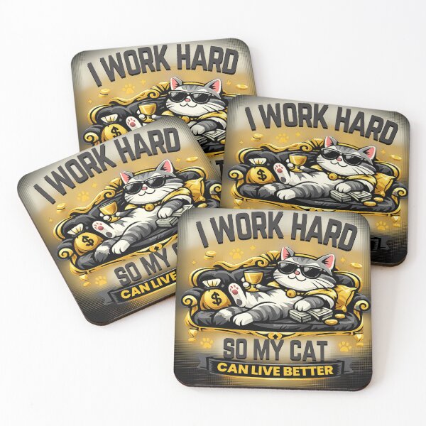 Item preview, Funny Rich Cartoon Cat on Luxury Sofa Graphic for Cat Owners designed and sold by mimouna00.