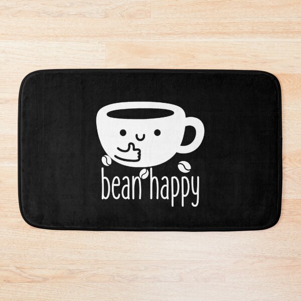 Item preview, Bean Happy Kawaii Coffee Mascot Pun designed and sold by NosandEdgy.