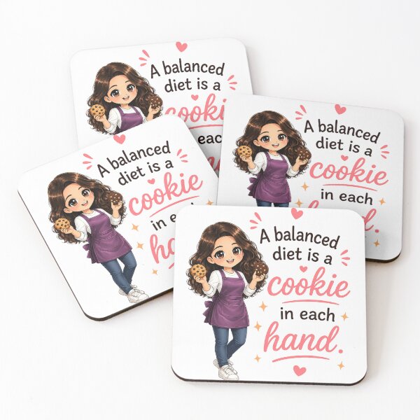 Item preview, Balanced Diet is a Cookie in Each Hand designed and sold by thecookiegallery.