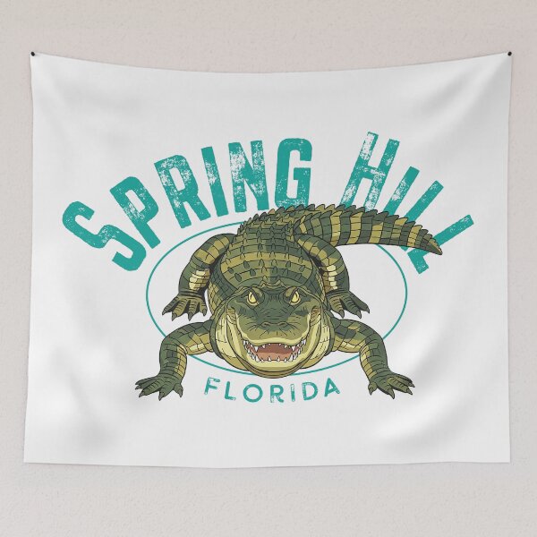 Item preview, Spring Hill Florida Alligator Design designed and sold by Futurebeachbum.