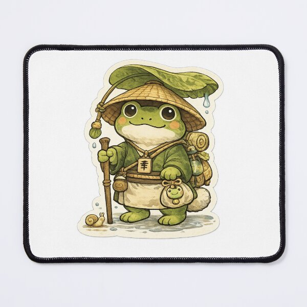 Item preview, Rain Frog Traveler designed and sold by Matcha Yoru.