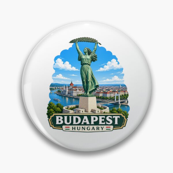 Item preview, Budapest Liberty Statue, Hungary designed and sold by Myra365Art.