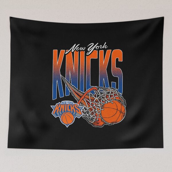 Item preview, Men's New York Knicks Homage Charcoal On Fire Tri-Blend designed and sold by STVSpinsDesign.