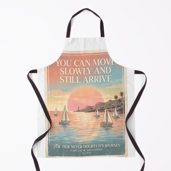 Item preview, You Can Move Slowly and Still Arrive – Ocean Therapy Poster Design designed and sold by Sea Gem.