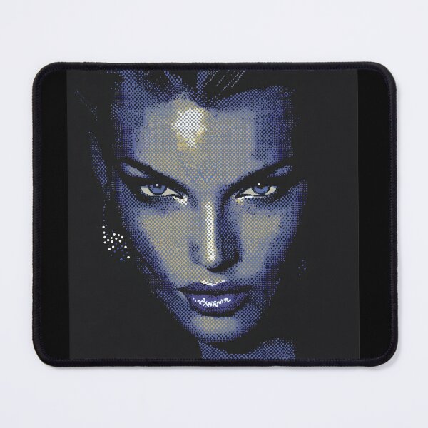 Item preview, Midnight Halftone Femme Fatale designed and sold by ClubVacay.