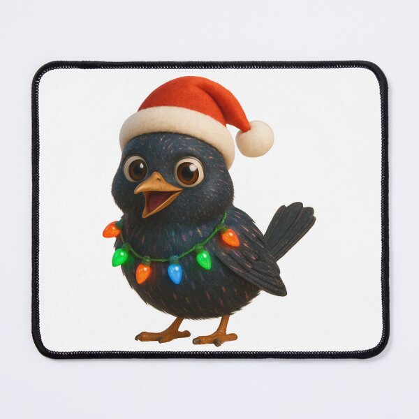 Item preview, Christmas European Starling Bird designed and sold by Sillytoe.